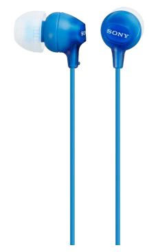 Наушники Sony MDR-EX15AP, цвет синий