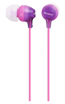 Наушники Sony MDR-EX15AP, цвет фиолетовый