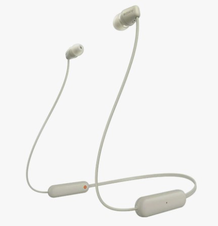 Наушники Sony WI-C100 Наушники, бежевый