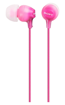 Наушники Sony MDR-EX15AP, цвет малиново-розовый