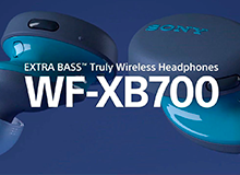 Полностью беспроводные наушники WF-XB700 с EXTRA BASS™