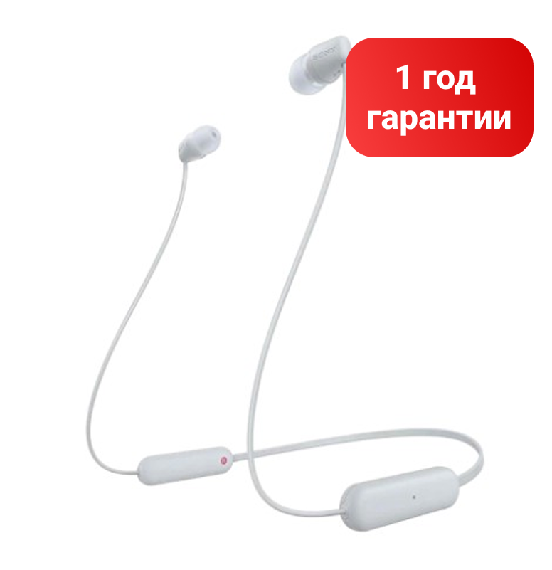Наушники Sony WI-C100 Наушники, белый