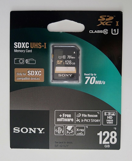 Купить карту памяти SD Sony SFG1UYT